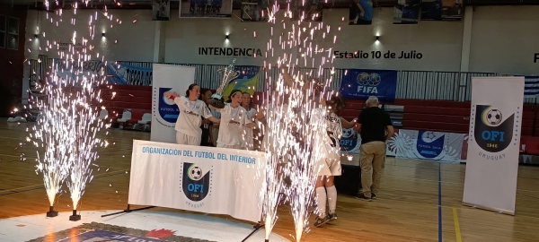 Rivera se quedó con el título de fútbol sala femenino en Sub 18